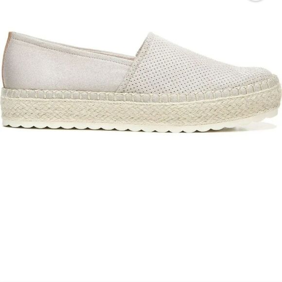 New Dr. Scholl's Oyster Gray Comfortable Espadrille Slip-On Women's Size 8.5 - Picture 2 of 5